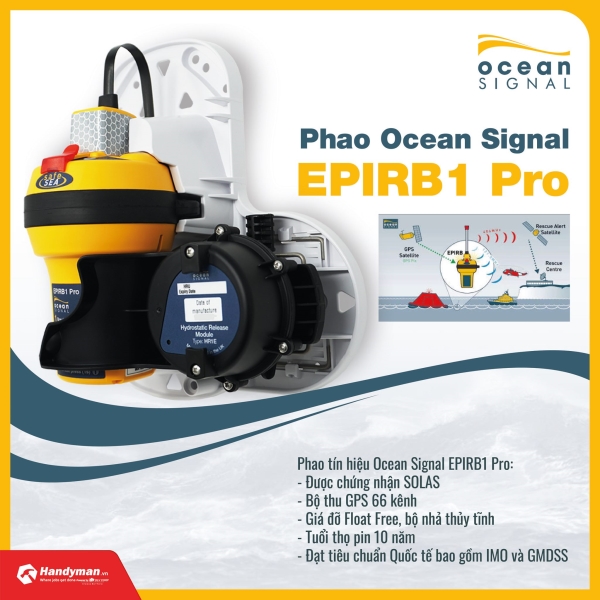 Phao Ocean Signal EPIRB1 Pro - Thiết Bị Hàng Hải Đỗ Lê Vũ - Công Ty CP Đầu Tư Thương Mại Dịch Vụ Và Tư Vấn Đỗ Lê Vũ - DLV CORPORATION